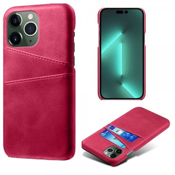 iPhone 14 Pro Deksel To Kortlommer Magenta