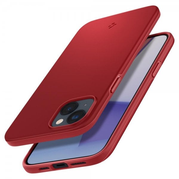 Spigen iPhone 14 Deksel Thin Fit Rød