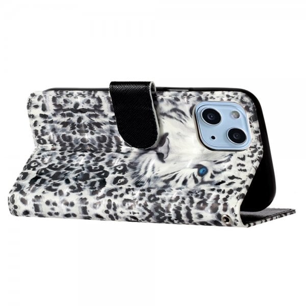 iPhone 15 Plus Etui Motiv Hvit Tiger