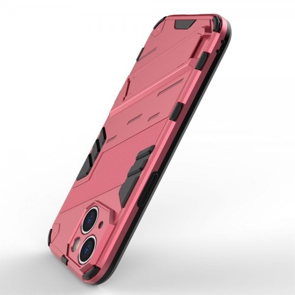 iPhone 15 Plus Deksel med Stativ Magenta