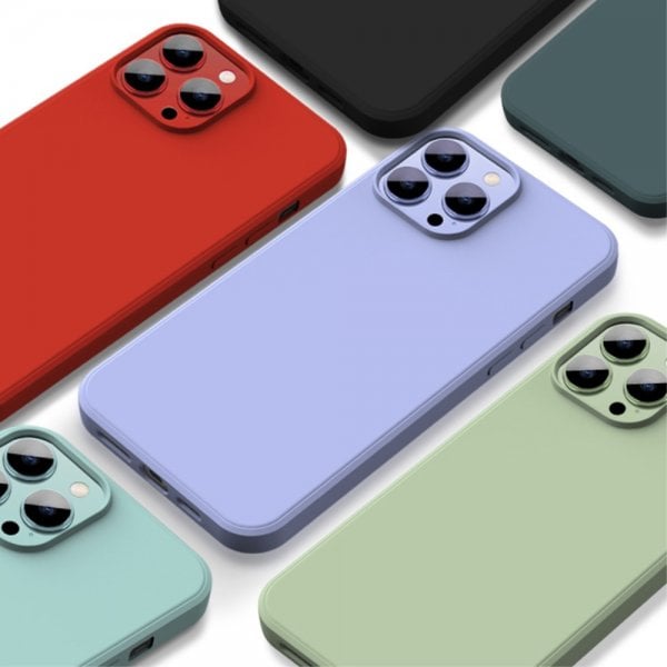 X-Level iPhone 15 Pro Max Deksel Silikontekstur Svart