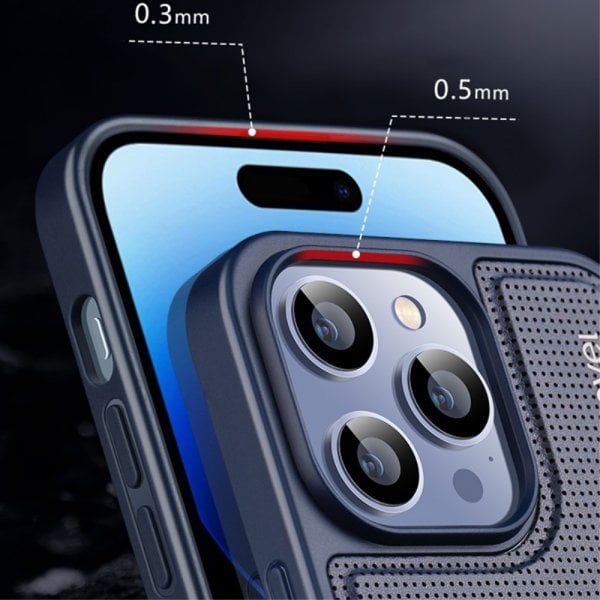 X-Level iPhone 15 Pro Max Deksel V-shape Svart