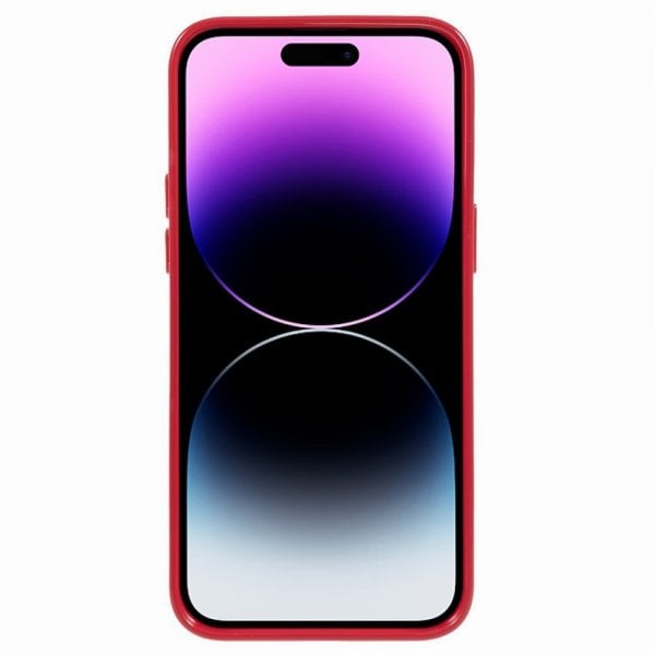 Mercury iPhone 15 Pro Deksel Jelly Glitter Magenta