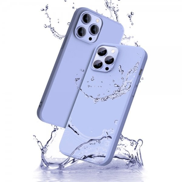 X-Level iPhone 15 Pro Deksel Silikontekstur Lilla