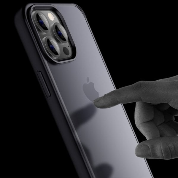 X-Level iPhone 15 Deksel Frosted Bakside Blå
