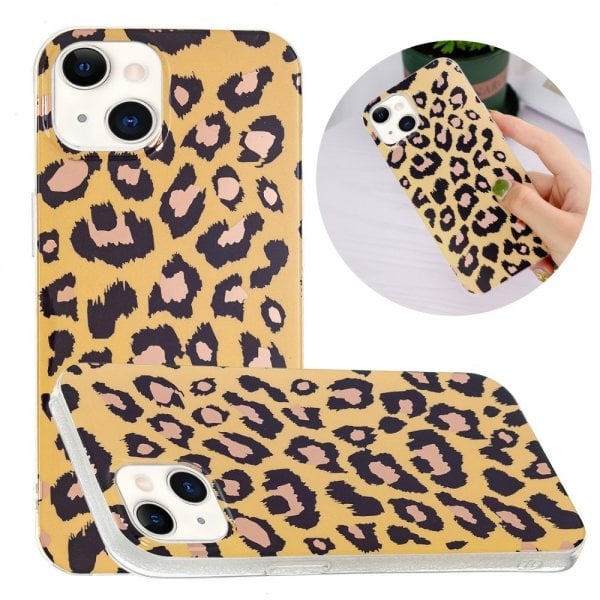 iPhone 15 Deksel Motiv Leopard