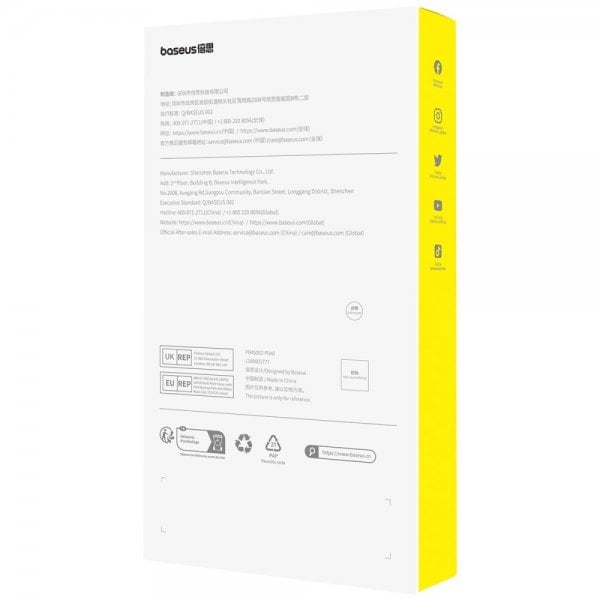 Baseus iPhone 15 Deksel Smart Ring Series MagSafe Svart