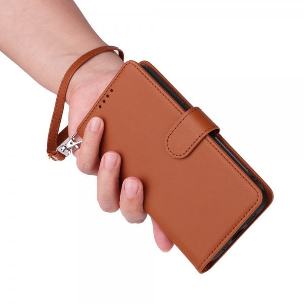 Betopnice iPhone 16 Etui Avtagbart Deksel 005 Brun