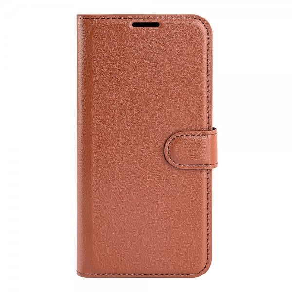 OnePlus 12 Etui Litchi Brun