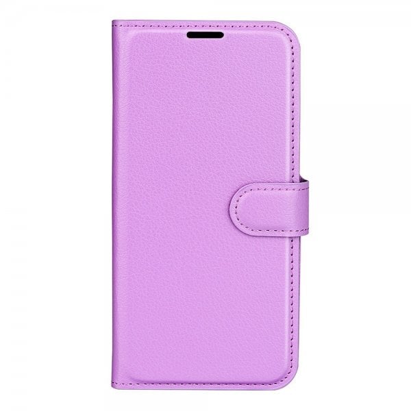OnePlus 12 Etui Litchi Lilla