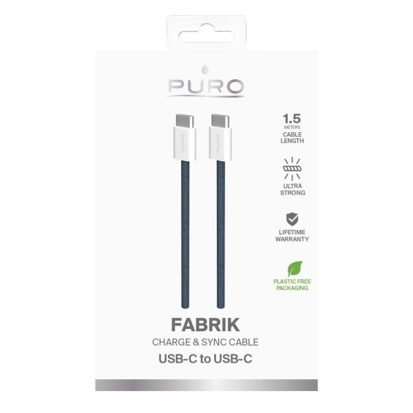 USB-A til USB-C-kabel Xtreme 1,5m Svart