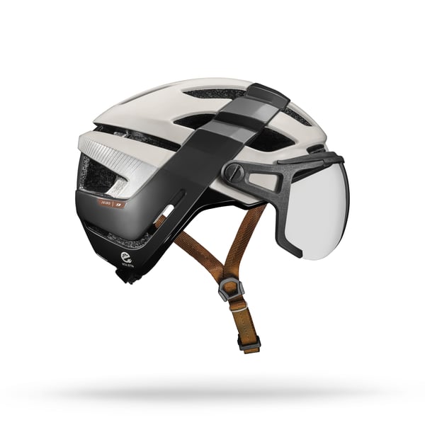Julbo Itineraire Evo cykelhjälm, 54–58 cm, beige/svart