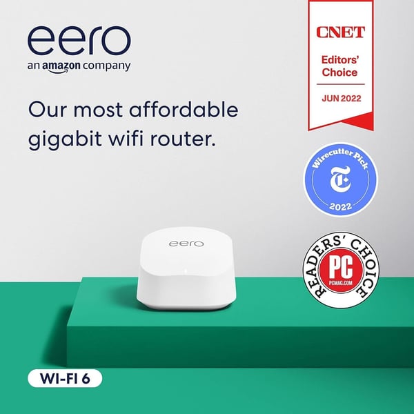 eero 6+ AX3000 Wi-Fi 6 mesh-router, 1 st