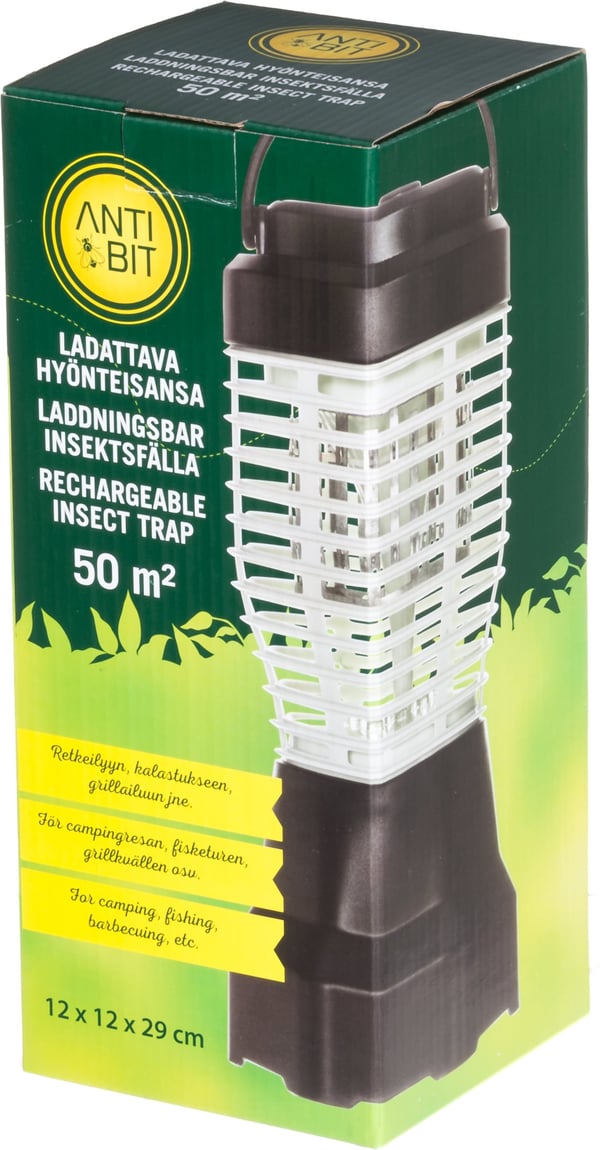 Antibit uppladdningsbar insektsfälla & campinglampa
