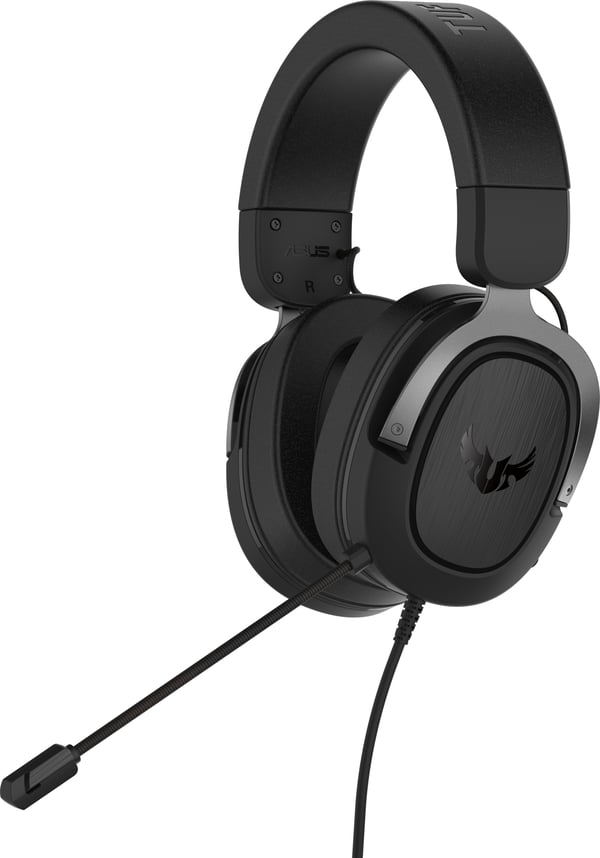 Asus TUF Gaming H3 spilheadset, farve sort