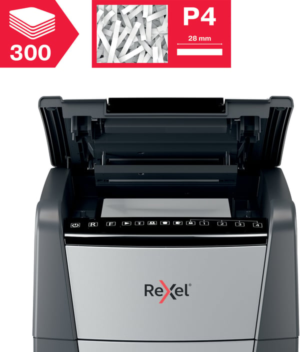 Rexel Optimum 300X automatisk papirskærer, P4