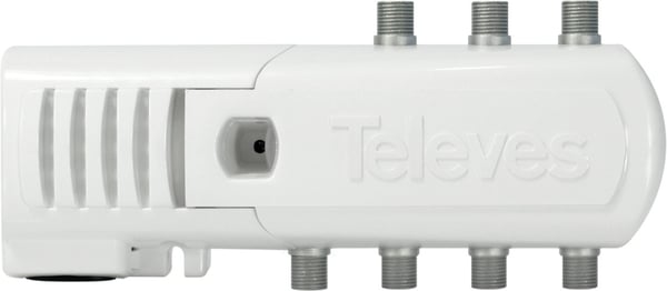 Televes husholdningsforstærker LTE700-Ready, 1 indgang - 6 udgange Televes husholdningsforstærker LTE700-Ready, 1 indgang - 6 udgange