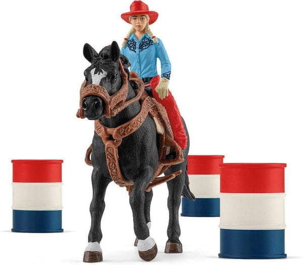 Schleich Farm World 42576 Muddergirl og tønderløb