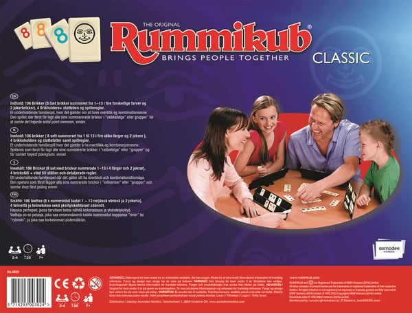 Rummikub Classic -brädspel