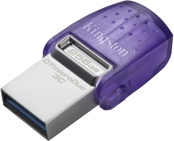 Kingston DataTraveler microDuo 3C 256 Gt USBA + USBC hukommelsesstik