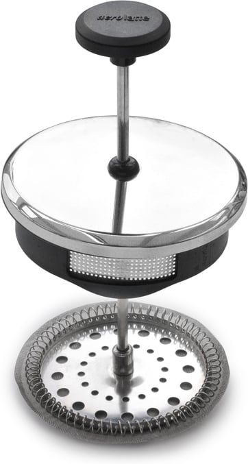 Aerolatte presskande, stål, 0,6L