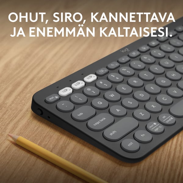 Logitech Pebble Keys 2 K380s tastatur, grå