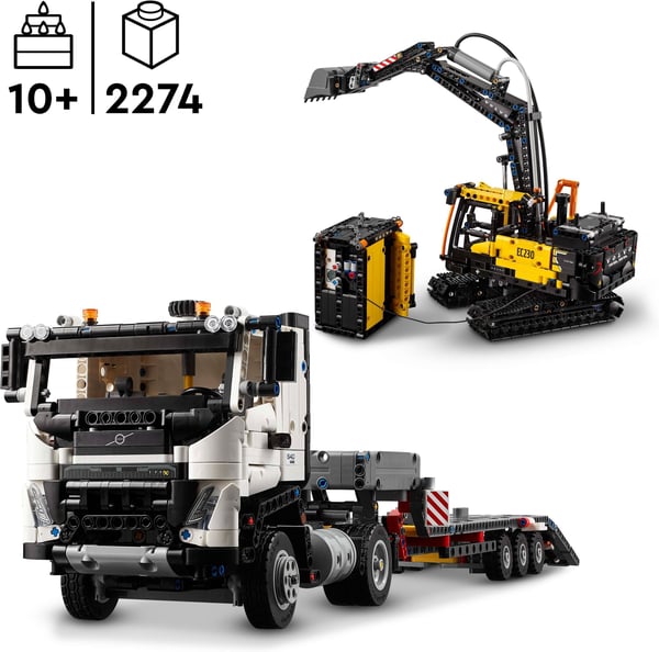 LEGO® Technic Volvo FMX lastbil & EC230 el-gravemaskine 42175