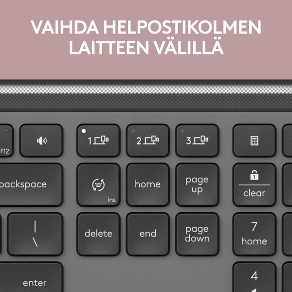Logitech K950 Signature Slim-tastatur, grå