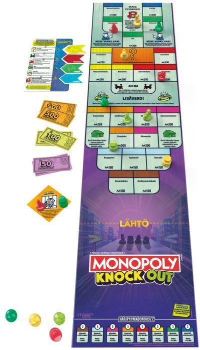 Monopoly Knockout -brädspelet