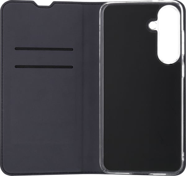 FoneKit BookCase-skyddsfodral, Samsung Galaxy S25+, svart