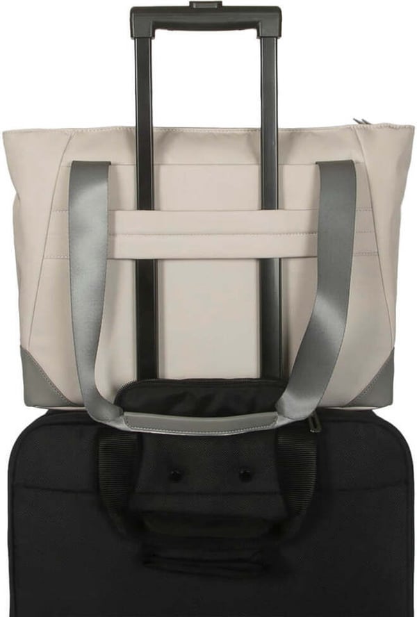 Targus Avila 16" Tote bärbar datorväska, ljus beige