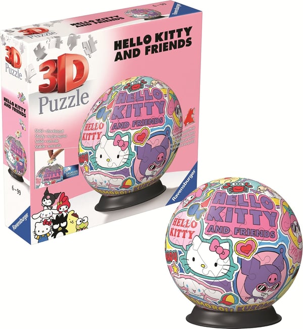 Ravensburger Puzzle-Ball Hello Kitty, 3D-pussel