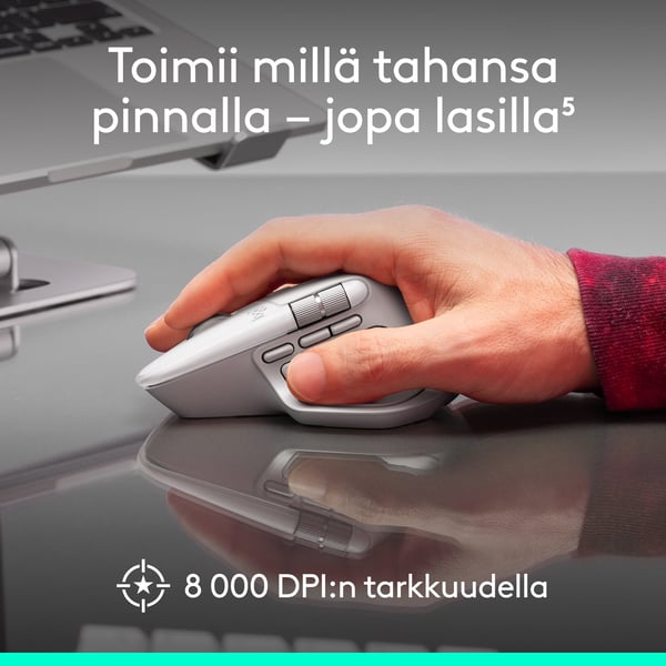 Logitech MX Master 4 för Mac mus, vit