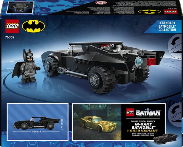 LEGO Superhjältar DC 76332 - The Batman™ -filmens Batmobile™