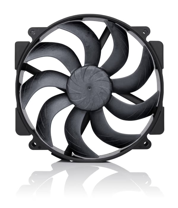 Noctua NF-A14x25r G2 PWM Sx2-PP chromax.black fläkt, 140 mm, 2 st