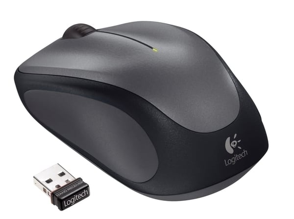 Logitech M235 -mus, mörkgrå