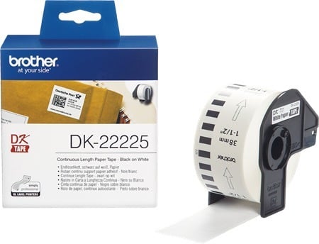 Brother DK-22225 -DK-rulletikett, 38 mm