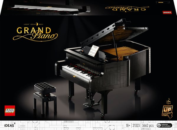 LEGO Ideas Flygel 21323 Byggset bygg ditt eget piano (3 662 delar)