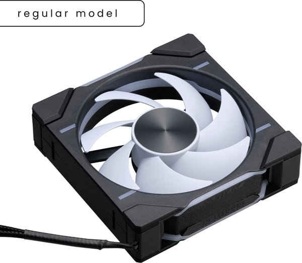 Phanteks D30-120 D-RGB PWM -ventilator, sort, 120 mm, 3 stk