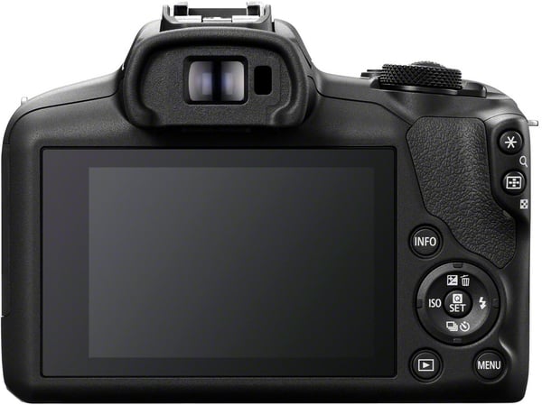 Canon EOS R100 -systemkamera + RF-S 18-45 mm IS STM + RF-S 55-210 mm F5-7.1 IS STM -objektiv