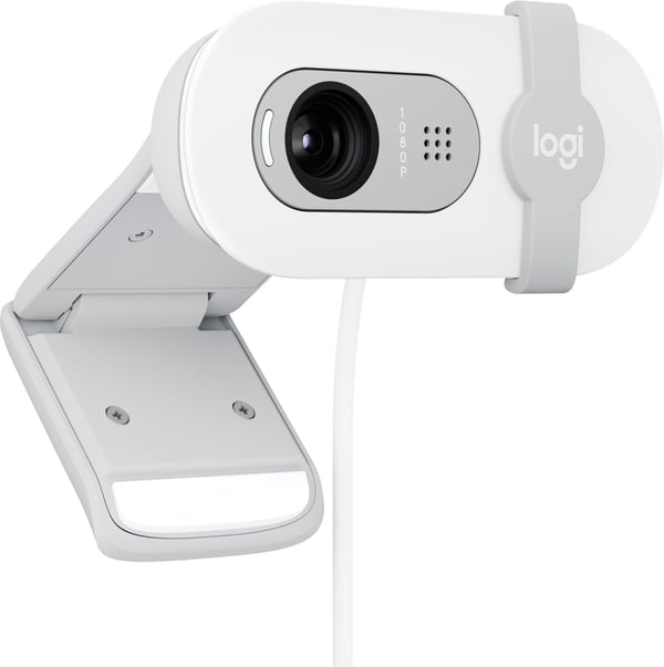 Logitech Brio 100 -webbkamera, vit