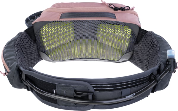 Evoc HIP PACK PRO 3 bæltetaske 1,5 l med væskeblære, pink/grå