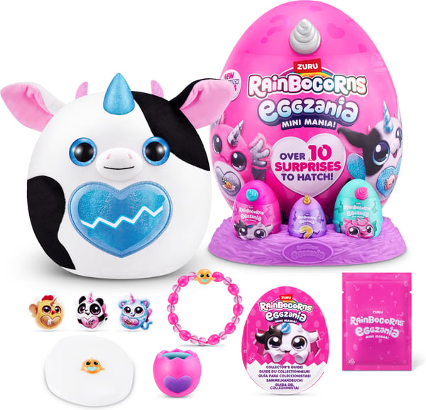 Rainbocorns Mini Eggzania - blød overraskelsesæg