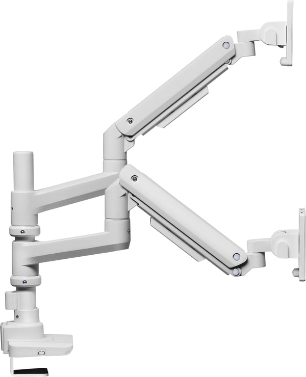Mozi Infinity Line Dual -monitorstöds, vit