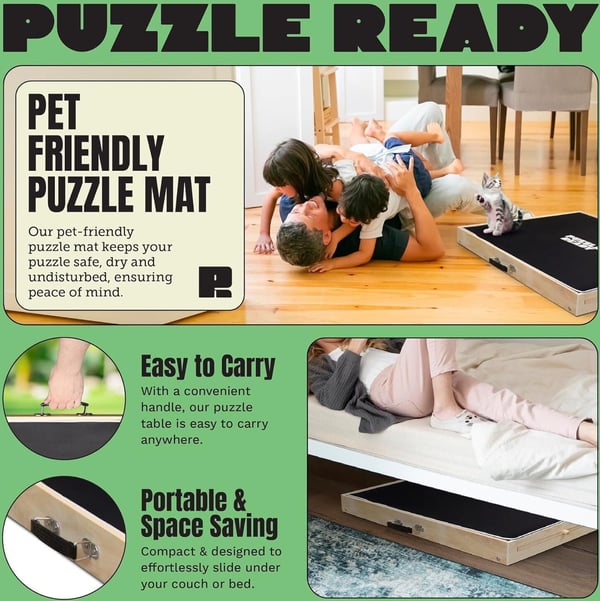 Puzzle Ready - Justerbart pusselbord, 1500 bitar