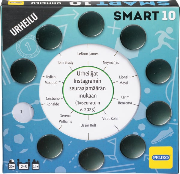 Smart10 -tilläggsfrågor, sport