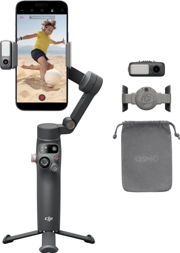 DJI Osmo Mobile 7P gimbal för mobiltelefon, svart