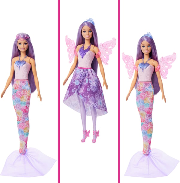 Barbie Fantasy Dress Up dukke