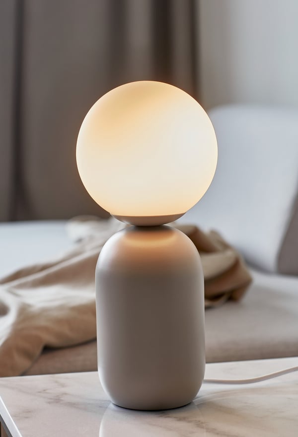 Nordlux Notti bordslampa, grå