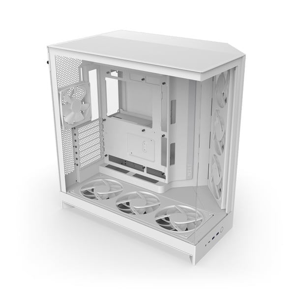 NZXT H9 Flow RGB+ (2025) ATX-chassi, vit
